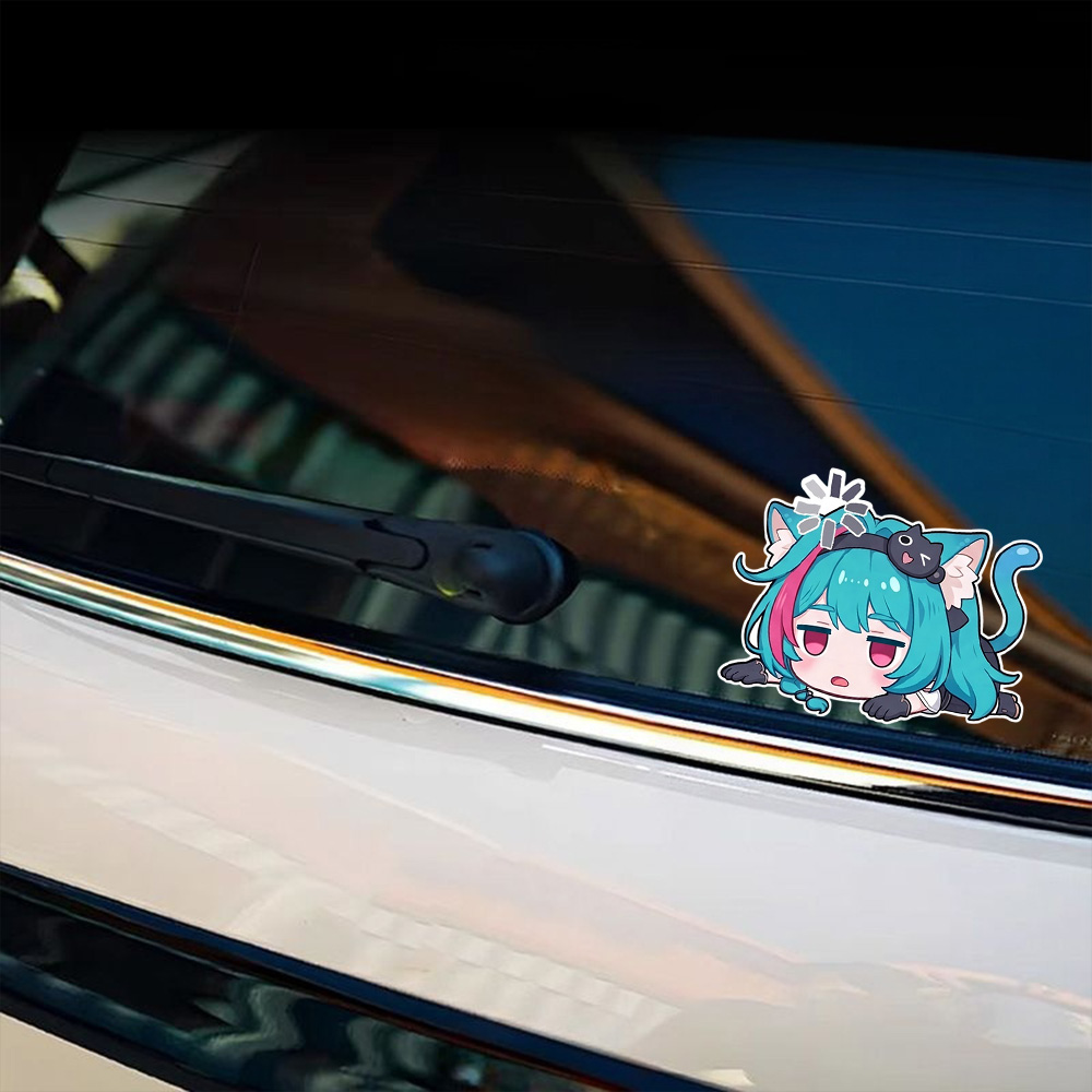 Laptop Accessories Kids - Anime Kız Araba Çıkartmaları Neverness to