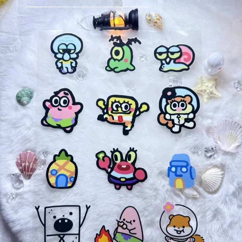 Laptop Accessories For Gift - Kawaii Sünger Bob Kare Pantolon Transfer